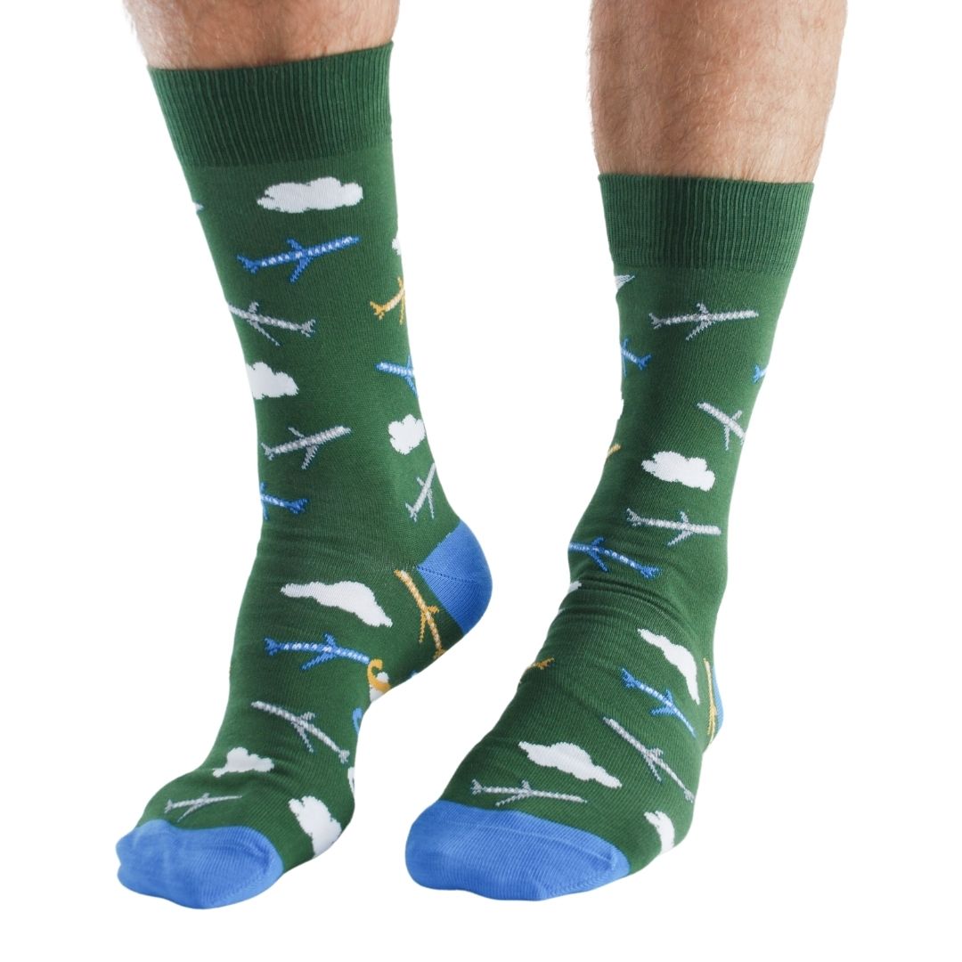 Aeroplane 4 pairs Bamboo Socks