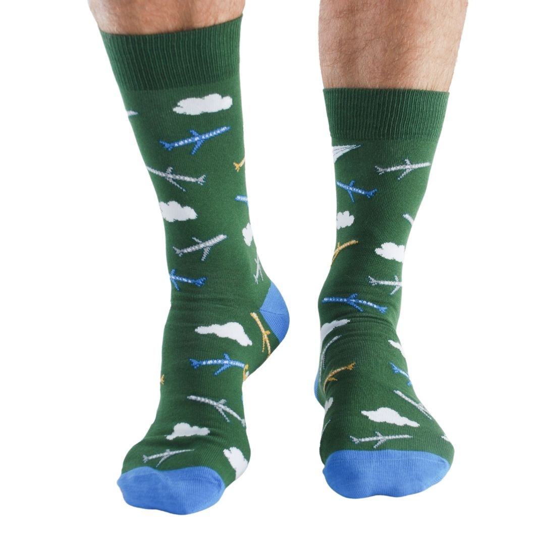 Aeroplane 4 pairs Bamboo Socks