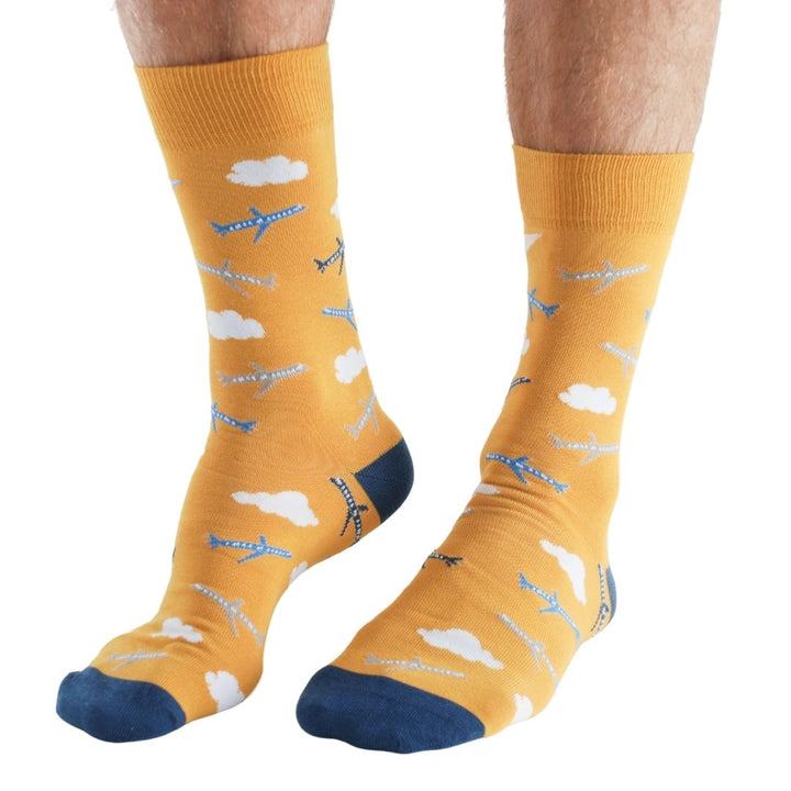 Aeroplane 4 pairs Bamboo Socks