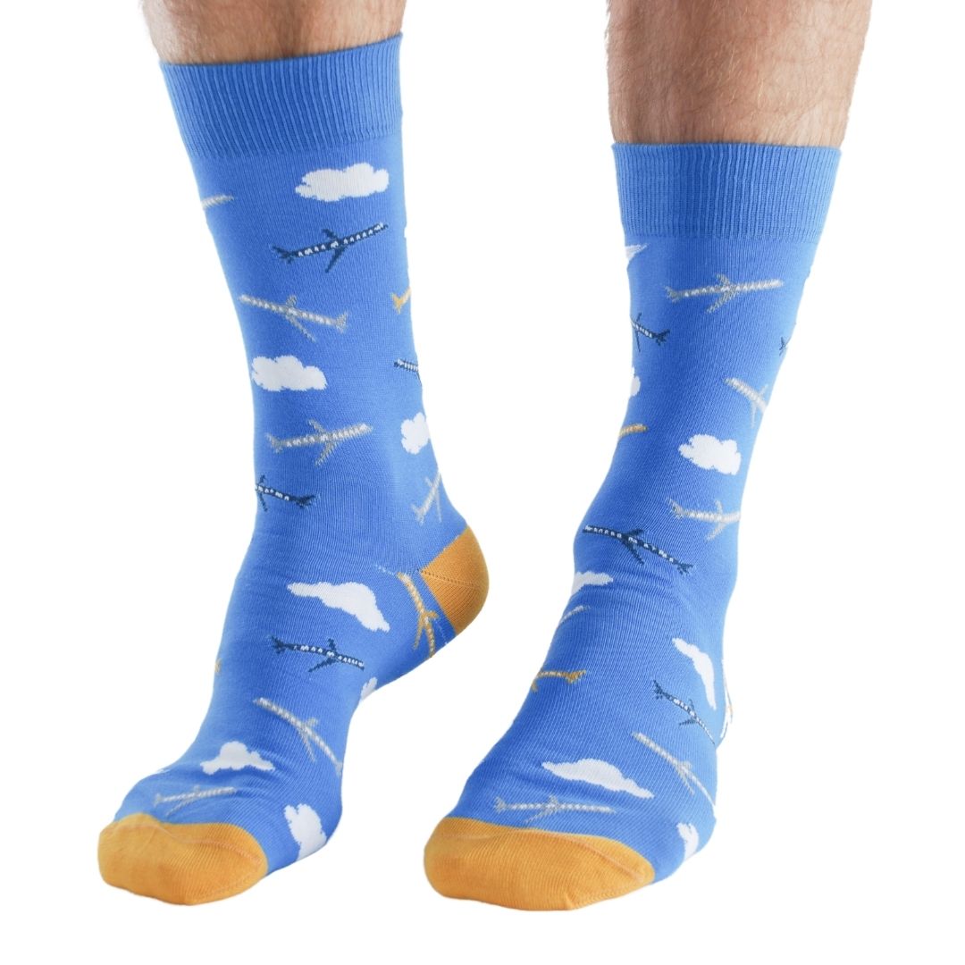 Aeroplane Bamboo Socks