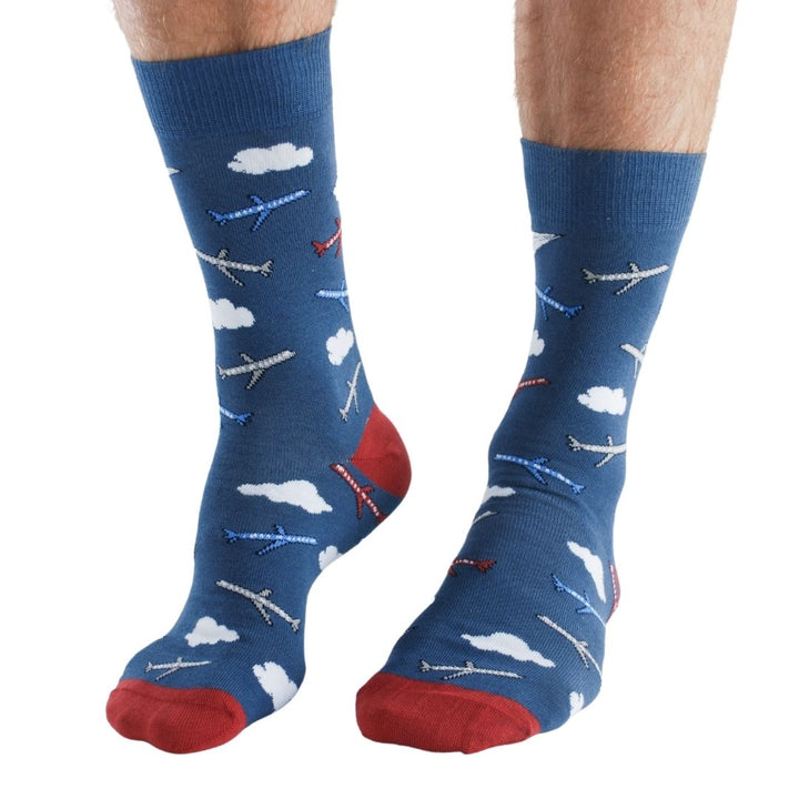 Aeroplane 4 pairs Bamboo Socks