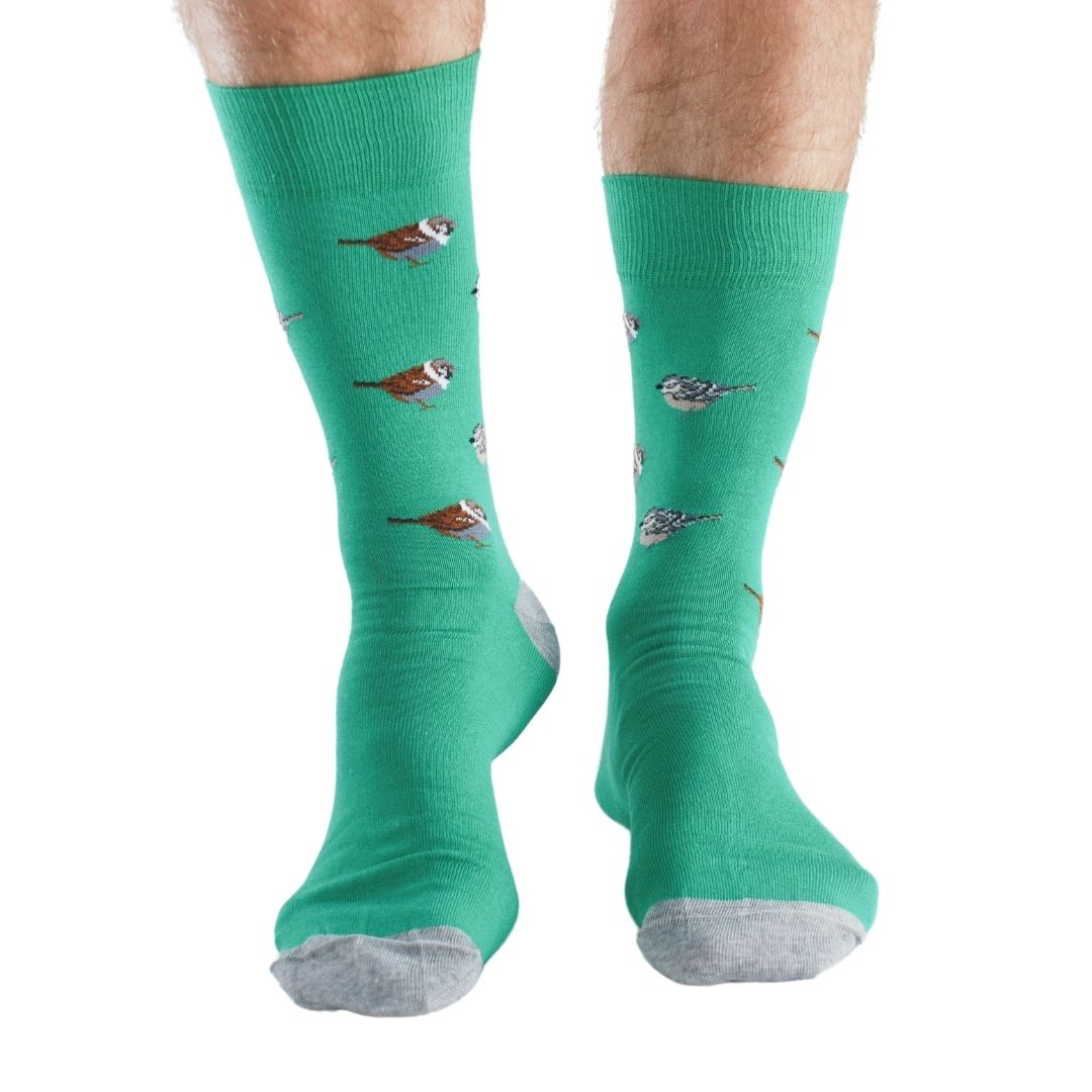 Garden Birds Bamboo Socks