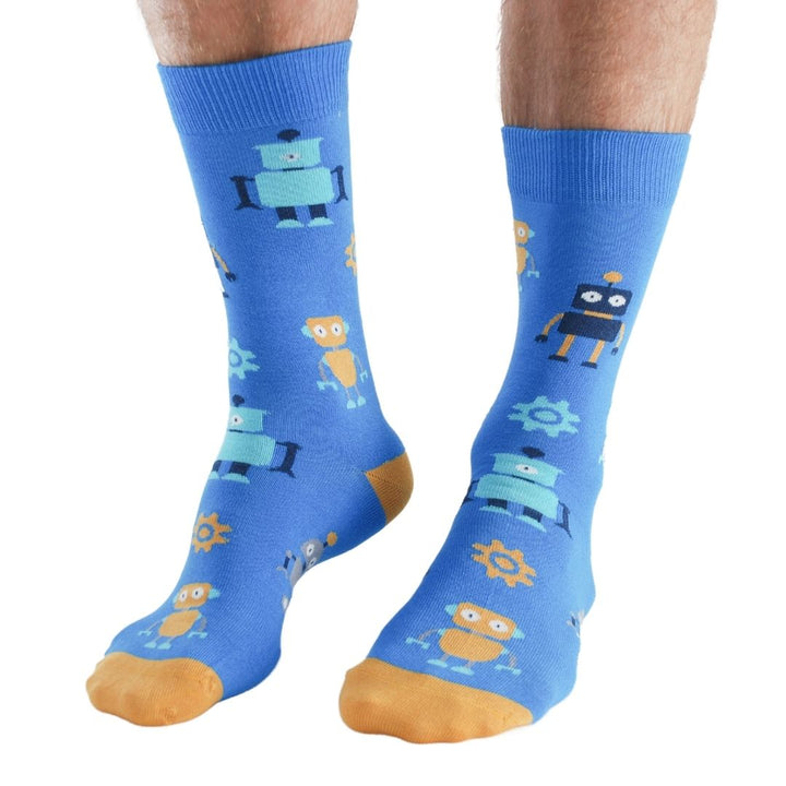 Robot Bamboo Socks