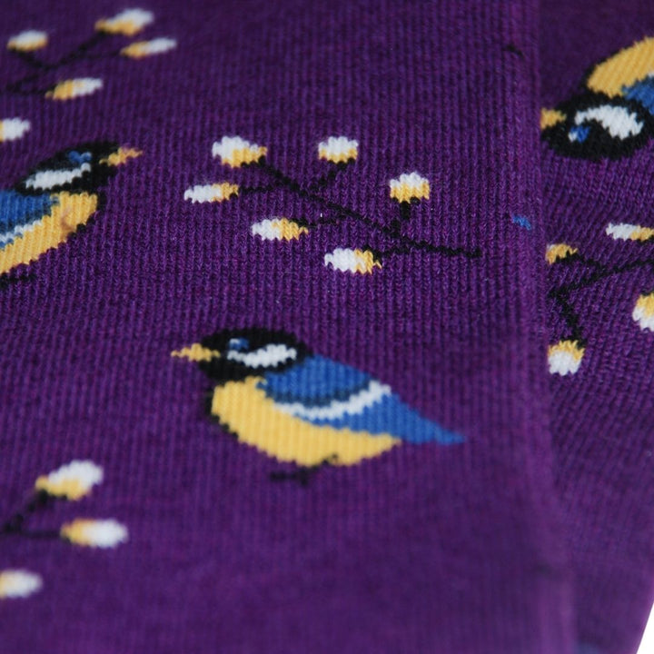 Garden Birds 4 pairs Bamboo Socks