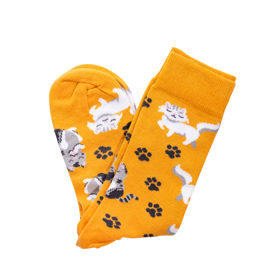 Lot de 4 paires de chaussettes en bambou pour chat