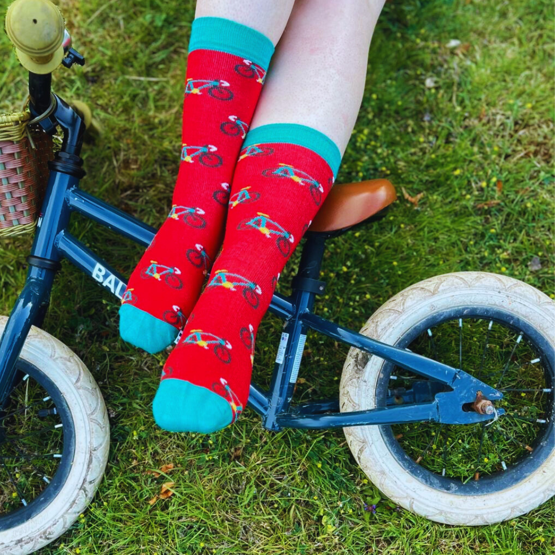 Chaussettes de vélo en bambou