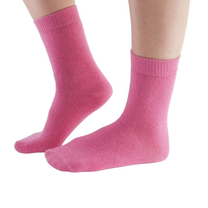 Cashmere and Merino Wool Calf Length Socks