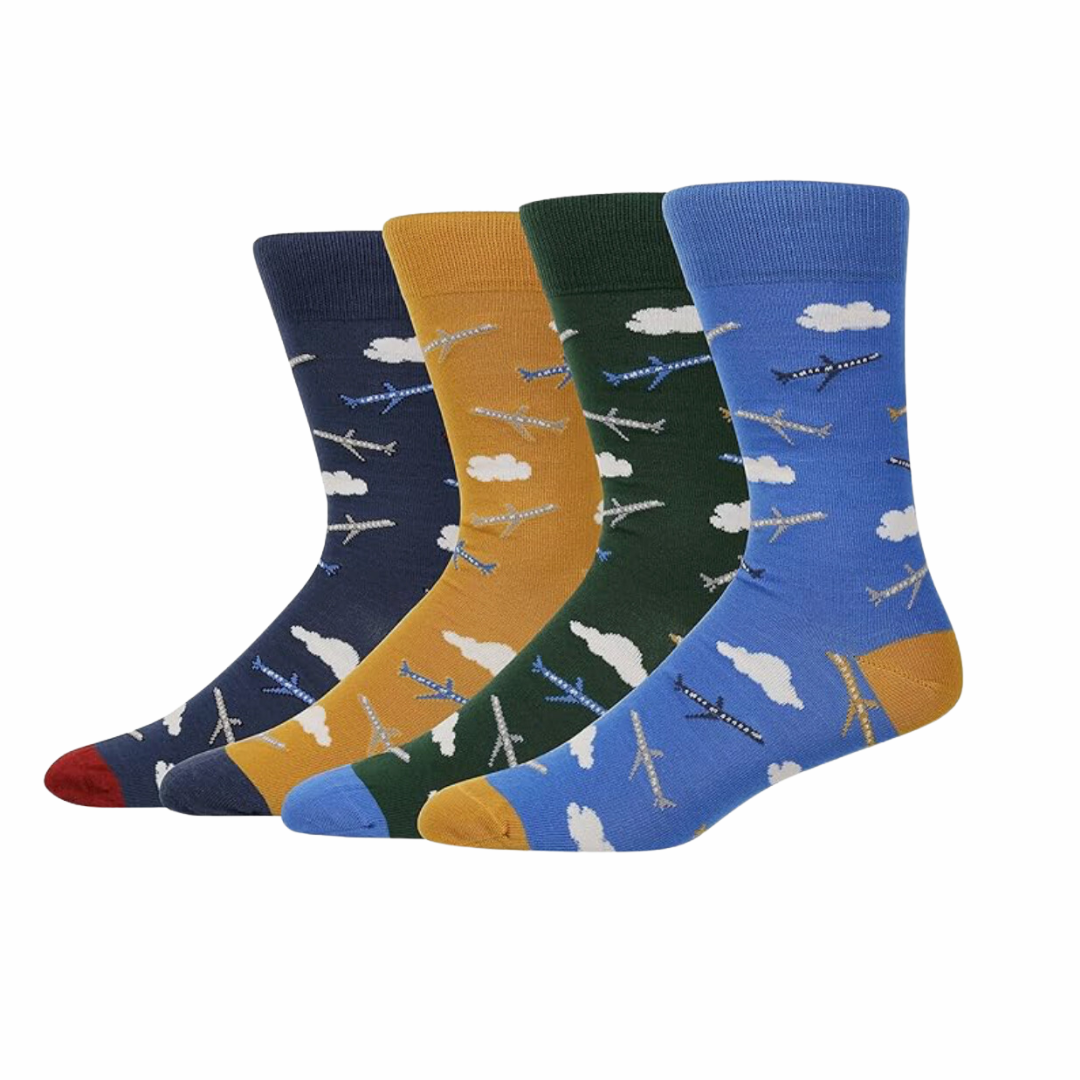 Chaussettes en bambou pour avion