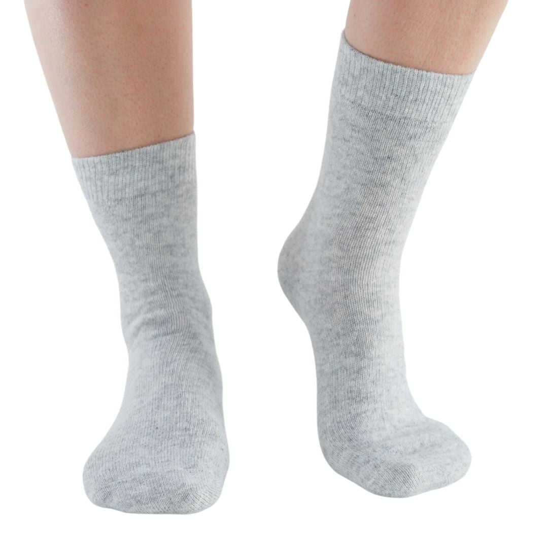 Cashmere and Merino Wool 2 pairs Calf Length Socks