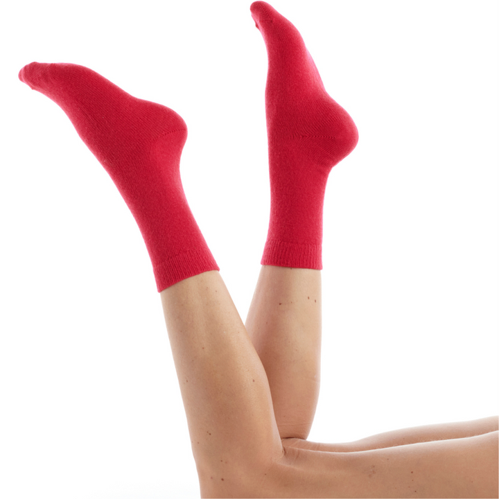 Cashmere and Merino Wool Calf Length Socks