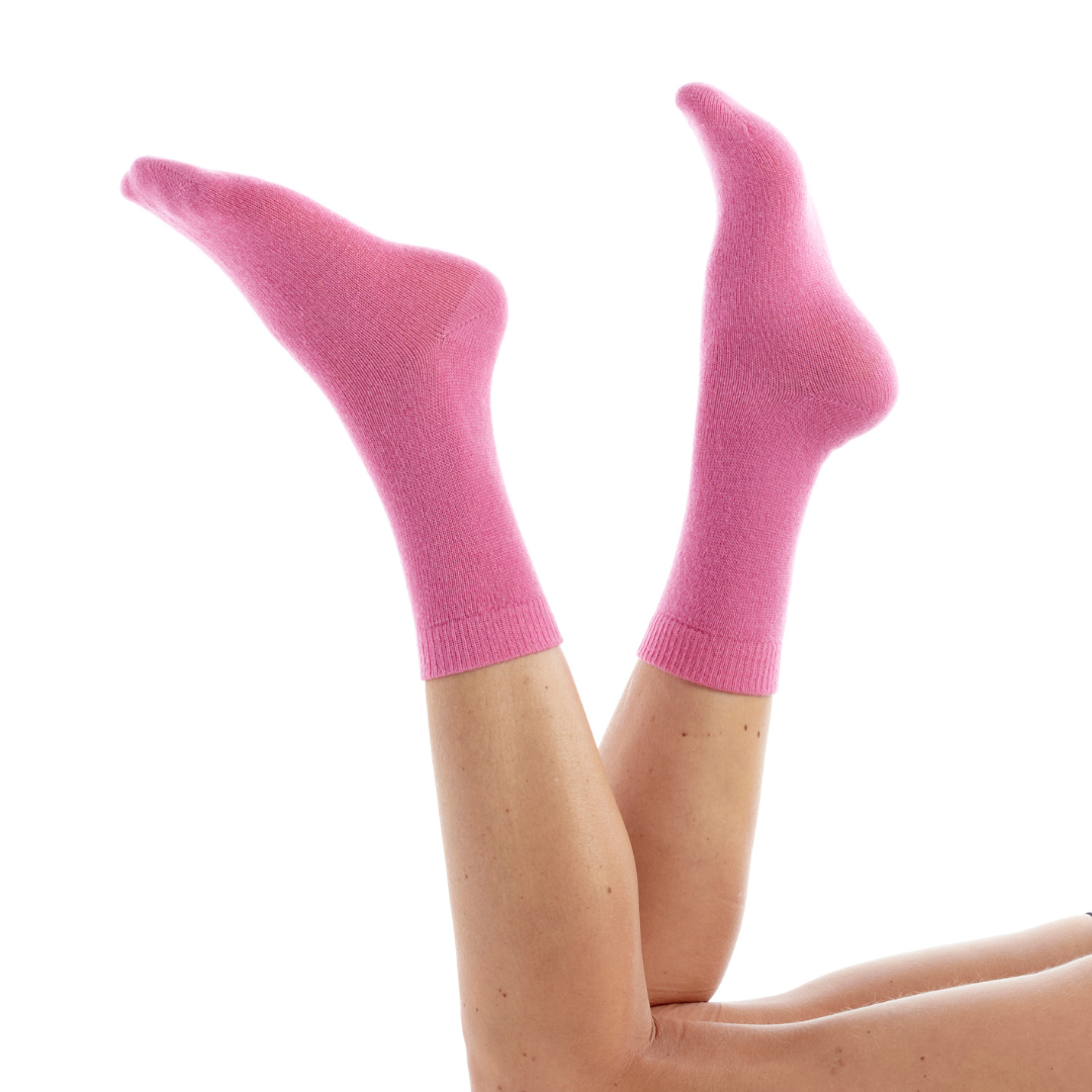 Cashmere and Merino Wool Calf Length Socks